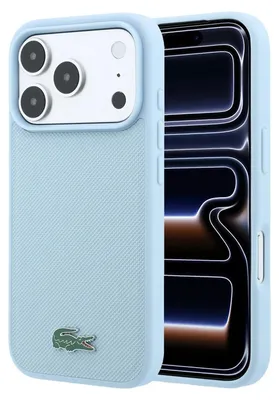 Obrázok produktu pre Lacoste PVC Iconic Petit Pique Metal Logo MagSafe kryt pre iPhone 18 Pro Max, modrý (57983131834)