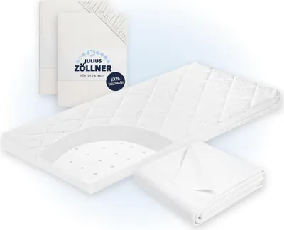 Produktbild von Julius Zöllner Wiegenmatratzen-Set Traumfänger Air 90x40 cm, 4-teilig