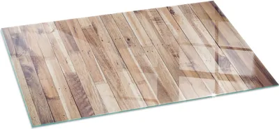 Zdjęcie produktu dla Szklana płyta podłogowa 120x60 cm - Szklana płyta kominkowa - Szklana płyta kominkowa - Szkło ochronne - Płyta chroniąca przed iskrami - Szklana płyta podłogowa ognioodporna - Płyta chroniąca przed ciepłem - Ochrona podłogi wykonana ze szkła - Drewniana deska w aranżacji