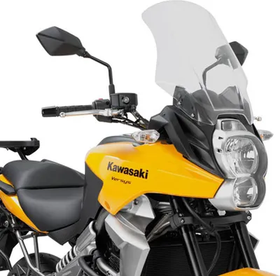 Image de Pare-brise Kappa pour Kawasaki Versys 650 2010-14, 48x37cm, transparent