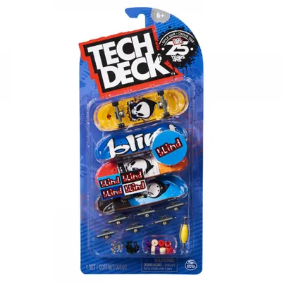 Obrázok produktu pre TECH DECK 4-dielny set fingerboardov BLIND 9,6 cm