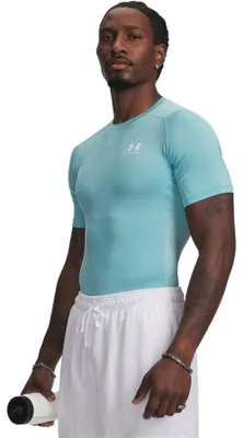 Produktbild von Under Armour - T-Shirt für Herren, HeatGear, Training GT16702 (XXL) (Dunstblau/Weiß)