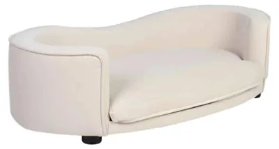 Zdjęcie produktu dla Duże Łóżko Dla Psa Biały Pies Tapicerka Tekstylna Sofa Dla Psa Meble Z Tkaniny Kanapy Nowe