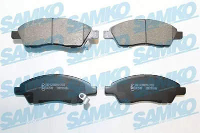 Produktbild von SAMKO Bremsbeläge Satz Vorne Bremsklötze für NISSAN MICRA IV (K13) 5SP1686