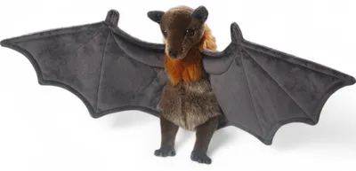 Image de Carl Dick Flughund, Flying Fox env. 23cm, env. 60cm d'envergure 3339 Doudou, peluche, animal en tissu