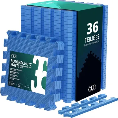 Immagine prodotto di Set di tappetini fitness da 36 pezzi - tappetino per puzzle, tappetini per pavimenti - protezione antiscivolo, espandibile modularmente