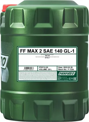 Produktbild von FANFARO FF8712-20 Max 2 Getriebeöl SAE 140 20L