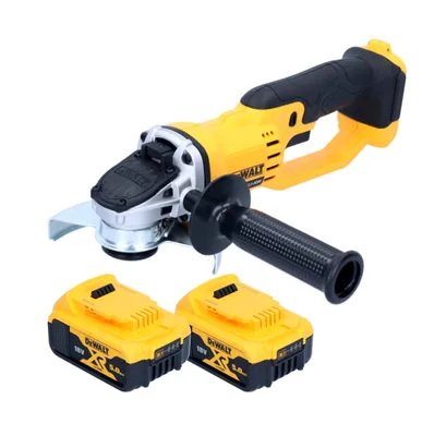 Zdjęcie produktu dla Akumulatorowa szlifierka kątowa DeWalt DCG 412 N 18 V 125 mm + 2x akumulator 5,0 Ah - bez ładowarki