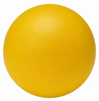 Produktbild von Gymnastikball Überball gelb, 20 cm Durchmesser, für Fitness und Reha, bis 100 kg belastbar