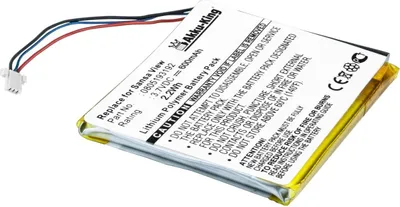 Produktbild von Akku kompatibel mit Sandisk 805193192 - Li-Polymer 600mAh - für Sansa View 8GB, 16GB, 32GB SMDX10R