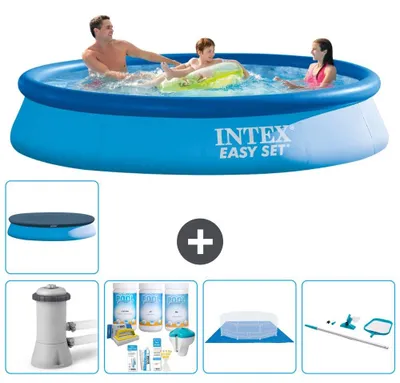 Productafbeelding van Easy Set Zwembad - Rond - 366x76 cm - 6-delig - Model S21149