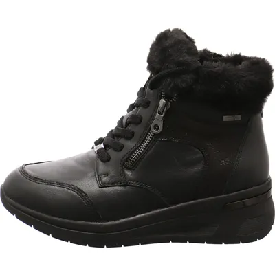 Zdjęcie produktu dla Caprice damskie eleganckie buty za kostkę z ciepłą podszewką 9-26105-43 czarny