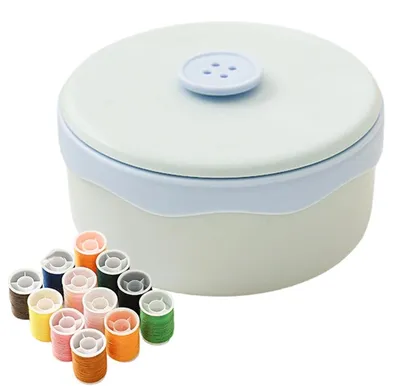 Productafbeelding van Compacte Draagbare Naaikist met Magnetische Opbergfunctie