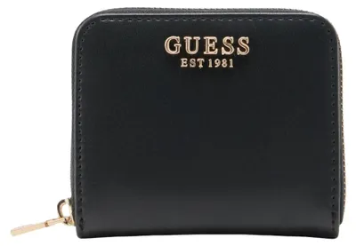 Zdjęcie produktu dla Portfel damski Guess LAUREL SLG SMALL ZIP AR, czarny: Rozmiar – UNICA Rozmiar: UNICA