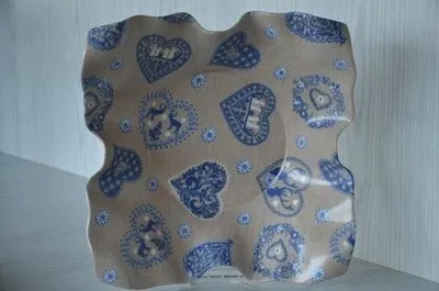 Produktbild von Vivenzi Cuori Blu Obstschale 36,5 cm Keramik