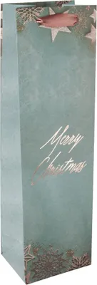 Produktbild von sigel Weihnachts-Flaschentüte "Christmas Motifs Watercolor"