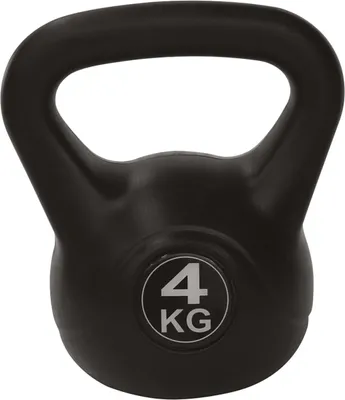 Produktbild von Tunturi Kugelhantel, Kettlebell, PVC mit Sand gefüllt, 4 kg