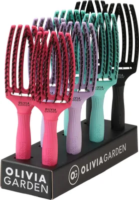 Obrázek produktu pro Sada kartáčků na prsty Combo Medium Hot Pink, Lavender, Mint, Full Black