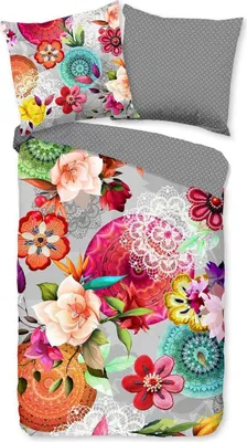 Zdjęcie produktu dla Komplet pościeli flanelowej HIP Isarea Kolor Multi Rozmiar 135x200+80x80
