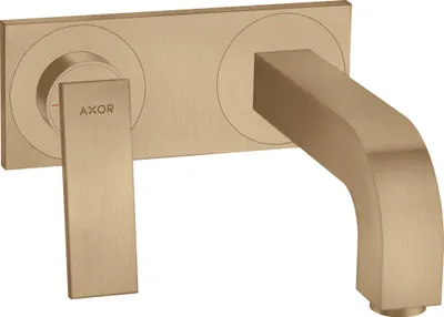 Produktbild von Fertigmontageset AXOR CITTERIO f Unterputz-Einhebel-Waschtischmischer H Hebelgriff brushed bronze