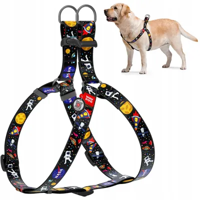 Image de Waudog Harnais pour chien Motif NASA Réglable Taille M