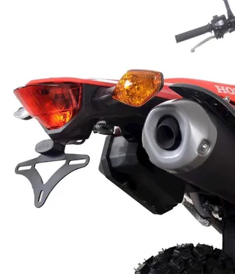 Image de Rg Racing Honda Crf 300 L 21-23 Lp0304bk Support de plaque d'immatriculation Argent Argent One Size