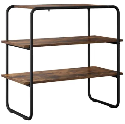 Zdjęcie produktu dla Stolik konsolowy vidaXL z dębu w kolorze wędzonym, 60 x 41 x 75 cm, materiał drewnopochodny