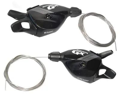 Produktbild von SRAM 00.7018.209.002 Trigger-Schalter GX 11-f. rechts, mit Klemme, schwarz (1 Stück)