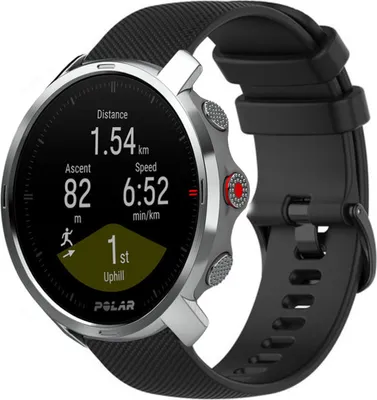 Produktbild von Strap-it® Polar Grit X Silikonarmband (Schwarz)