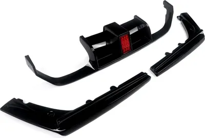 Obrázok produktu pre F1 Difúzor Apexline - štýl s LED diódami - čierny - pre BMW M3/M4 F80/F82/F83 - Performance Look