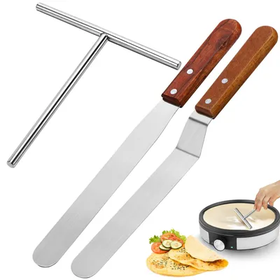 Produktbild von Crêpe-Streicher-Set mit 2 Spateln, Edelstahl