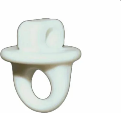 Produktbild von 8 Stück Endfeststeller Stopper 4mm/6 mm für Innenlauf Gardinenschiene Vorhangschiene