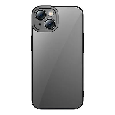 Obrázok produktu pre Baseus Glitter Transparent Case and Tempered Glass set for iPhone 14 Plus (black)