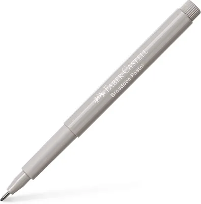 Obrázok produktu pre Faber-Castell 155488 FABER-CASTELL Fineliner BROADPEN Pastel, pastelová sivá