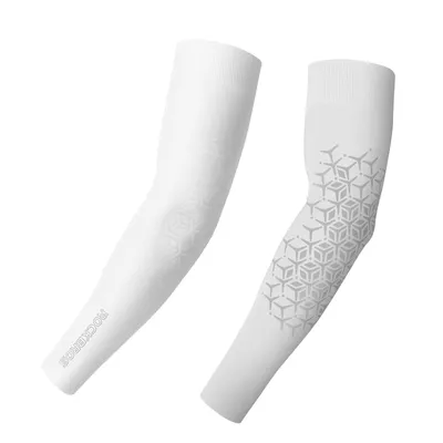 Produktbild von ROCKBROS Ärmlinge Arm Sleeve für Damen Herren, Armstulpen mit UPF50+ Sonnenschutz, Kühles Gefühl Schnell Trocknend Ärmel Weiß S