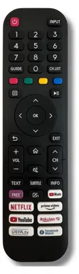 Produktbild von Ersatz Fernbedienung für Telefunken RC45250 - Vidaa