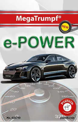 Produktbild von Kartenspiel „Quartet E-Power“ von Piatnik für 2–4 Spieler