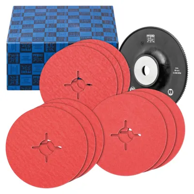 Obrázek produktu pro PFERD Fibre disc set, 12,5 cm, 1 kusů