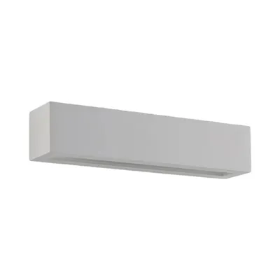 Produktbild von Lindby Wandlampe Tjada, 35 cm, weiß, Gips, G9, bemalbar