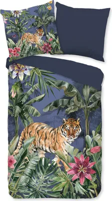 Produktbild von Duvet cover Pure 135x200 + 1* 80x80 cm - tiger in the jungle