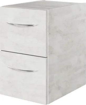 Produktbild von Unterschrank pelipal Xpressline 4035 2 Auszüge Breite 30 cm Grau mit Griff