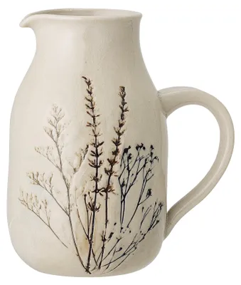 Zdjęcie produktu dla Bloomingville 82047394, Dzbanek, 1,5 l, Naturalny, Kamionka, 12 cm, 195 mm