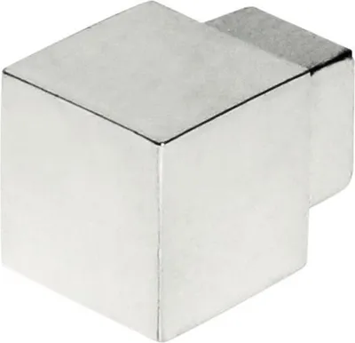 Produktbild von Eckstück Dural Squareline Aluminium Silber 11 mm