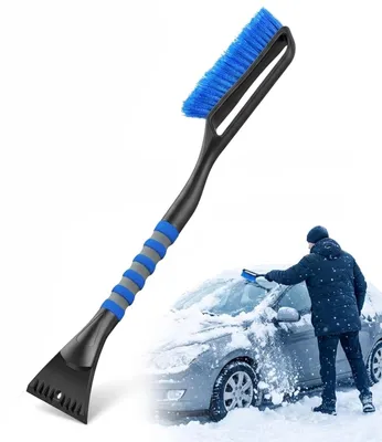 Obrázok produktu pre Snehová metla, škrabka na ľad pre auto s metlou, 2 v 1, dĺžka 70 cm