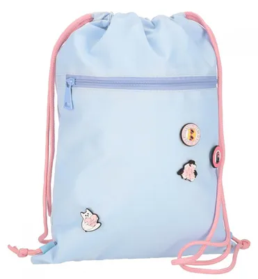 Produktbild von Schuhtasche mit Druckknöpfen, blau, Starpak