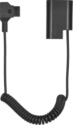 Zdjęcie produktu dla Andoer V-Mount / Anton Bauer D-Tap do DMW-DCC12 – kabel łączący DC, adapter baterii atrapy do Panasonic DMC-GH5 / GH4 / GH3 – wersja z cewką