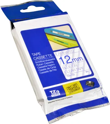 Produktbild von Brother TZE-133, Blau auf transparent, TZe, Grau, Wärmeübertragung, China, 5 Jahr(e)