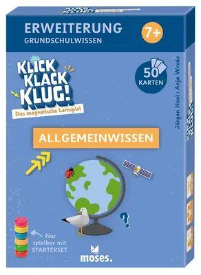 Productafbeelding van Klick Klack Klug: Kaartspel Algemene Kennis.