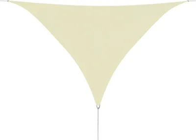 Produktbild von The Living Store Sonnensegel Oxford-Gewebe Dreieckig 3,6x3,6x3,6 m Creme