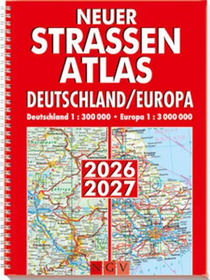 Produktbild von Neuer Straßenatlas Deutschland/Europa 2026/2027
